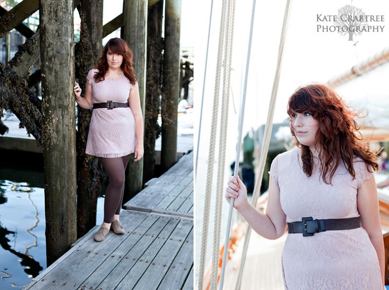 Maine senior portrait photographer Kate Crabtree photographs Brewer High School senior Megan Perkins