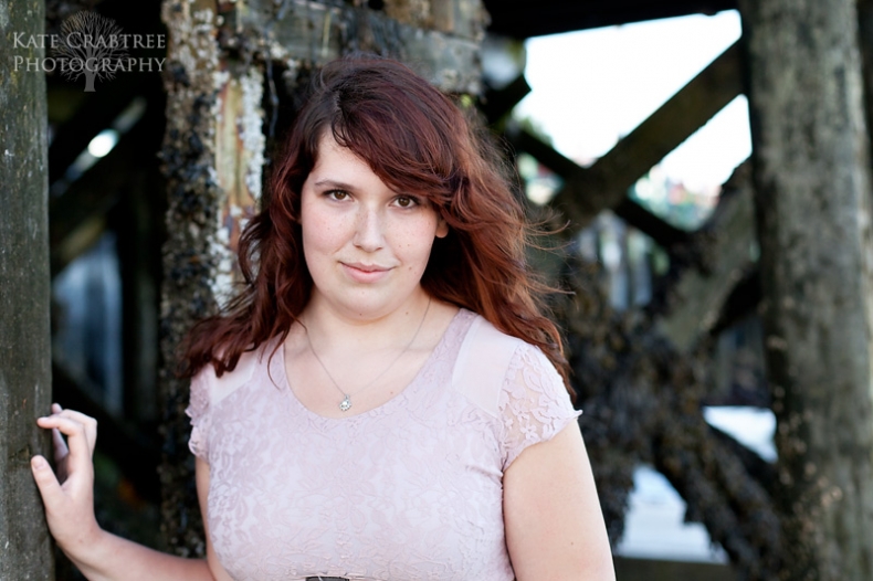 Maine senior portrait photographer Kate Crabtree photographs Brewer High School senior Megan Perkins
