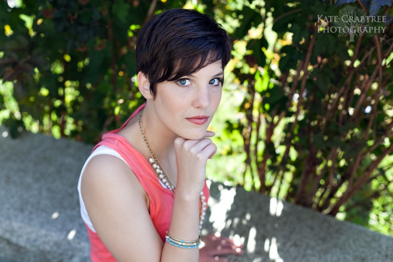 MDI Maine portrait photographer Kate Crabtree captures this portrait of Rebecca in Bar Harbor