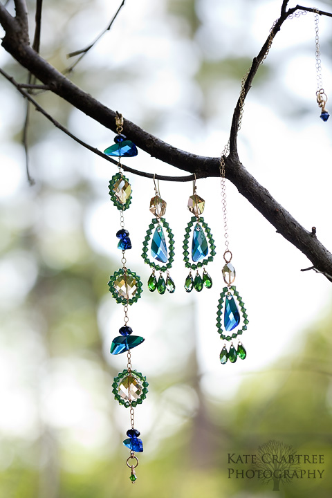 A collection of jewelry, taken by Maine professional photographer Kate Crabtree