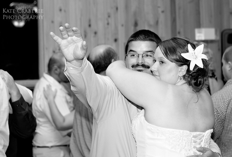 western maine wedding photographer photographed this first dance with Erin and Anthony at Sunday River