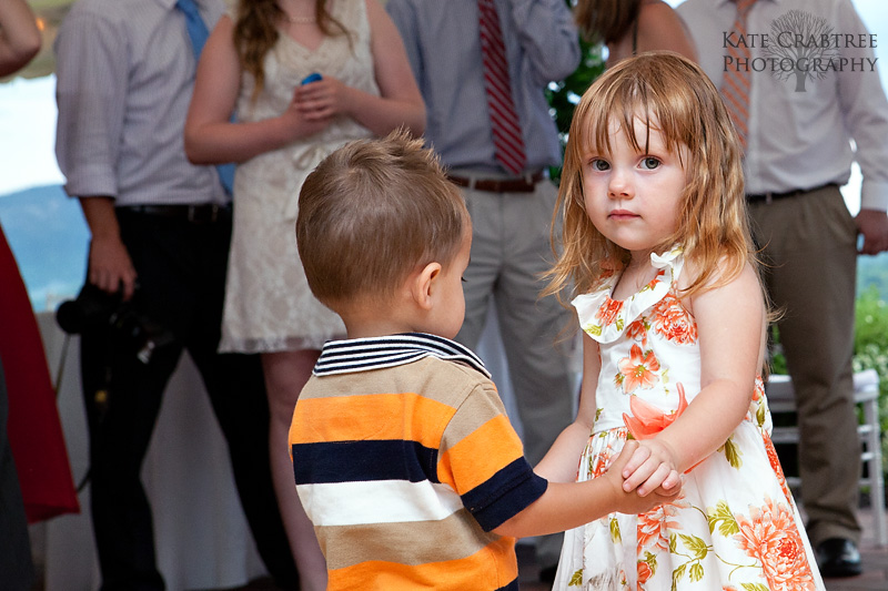 kids dance during a maine wedding reception