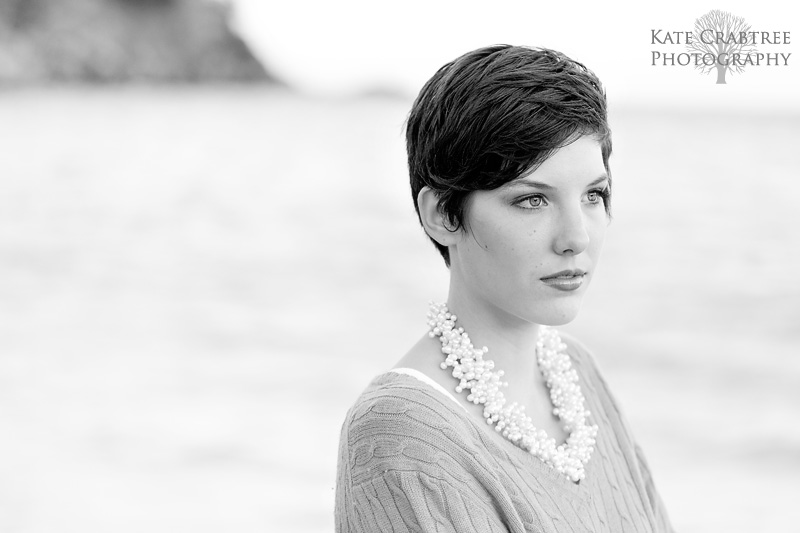 Maine teen photographer Kate Crabtree captures this photo of Rebecca on Sand Beach