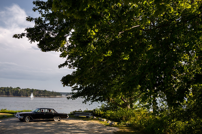 Wedding photos in Castine Maine