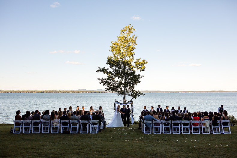 Pot and Kettle Club Wedding, Bar Harbor Maine