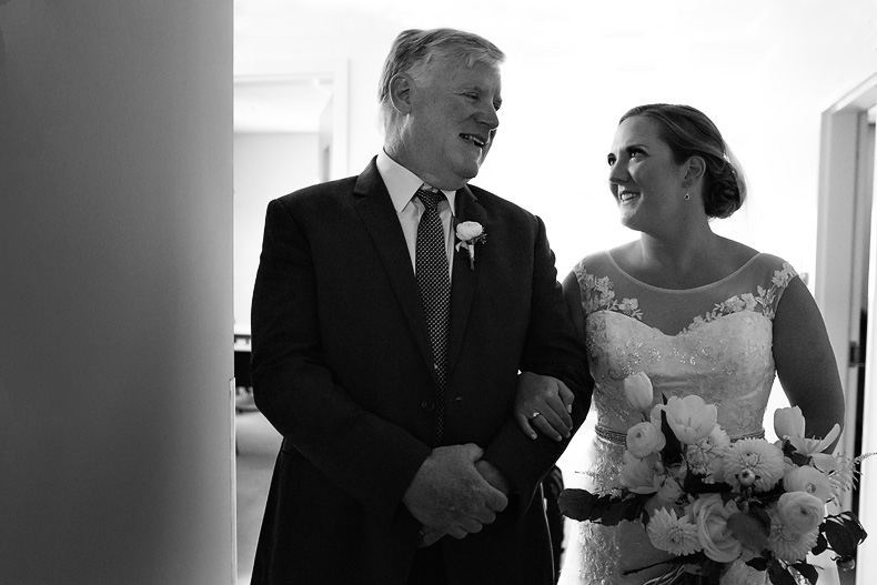 Cape Elizabeth Maine church wedding ceremony