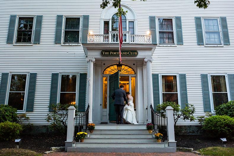 The Portland Club Maine wedding photography