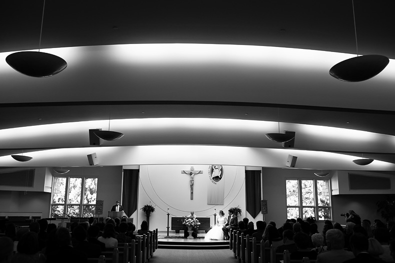 Cape Elizabeth Maine church wedding ceremony