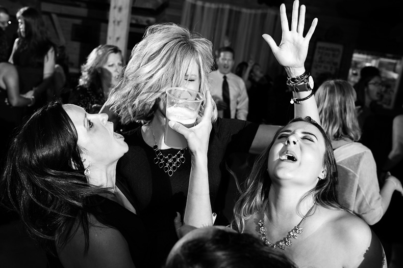 Fun dancing photos from a Maine wedding photographer
