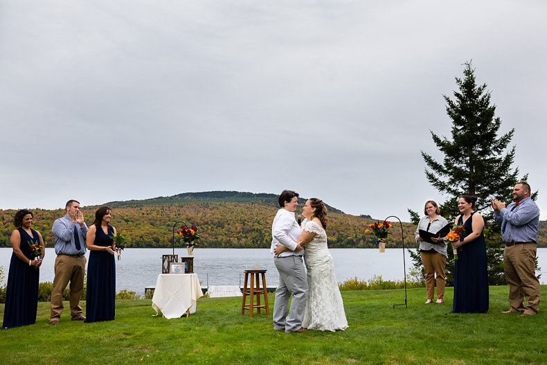 Same sex Maine wedding photographer