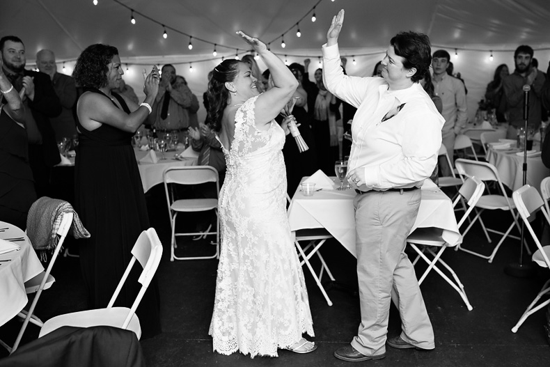 Same sex Maine wedding photographer