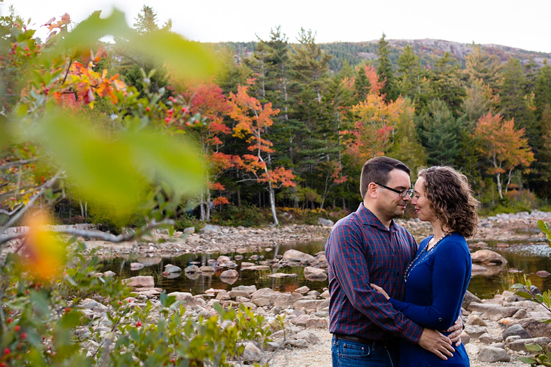 Portraits taken at Jordan Pond in Acadia