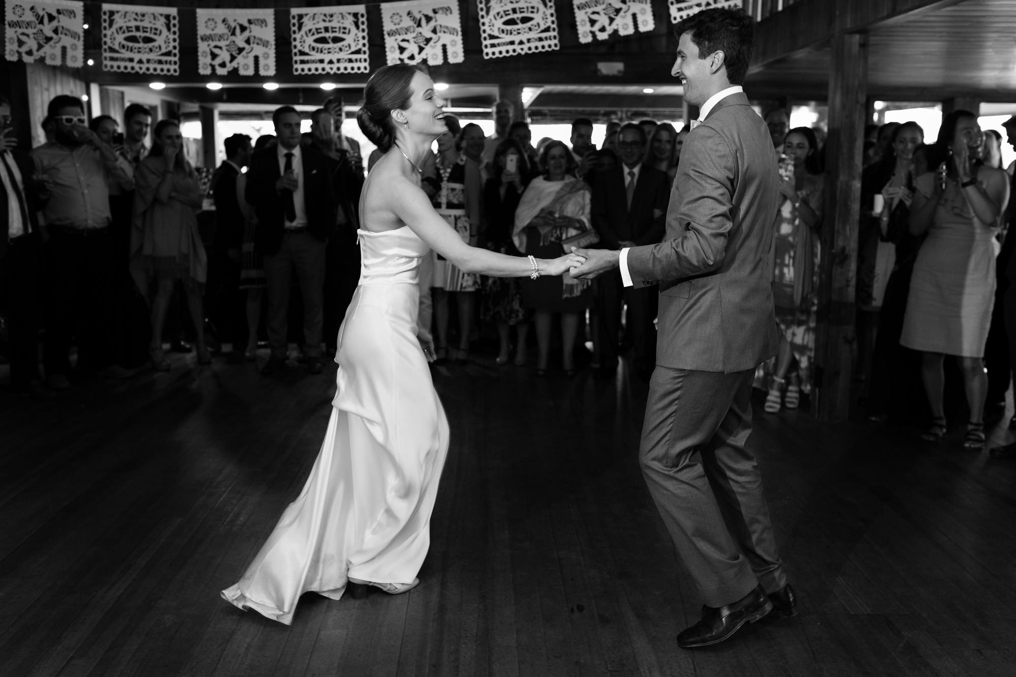 First dance photos at a Linekin Bay Resort Wedding
