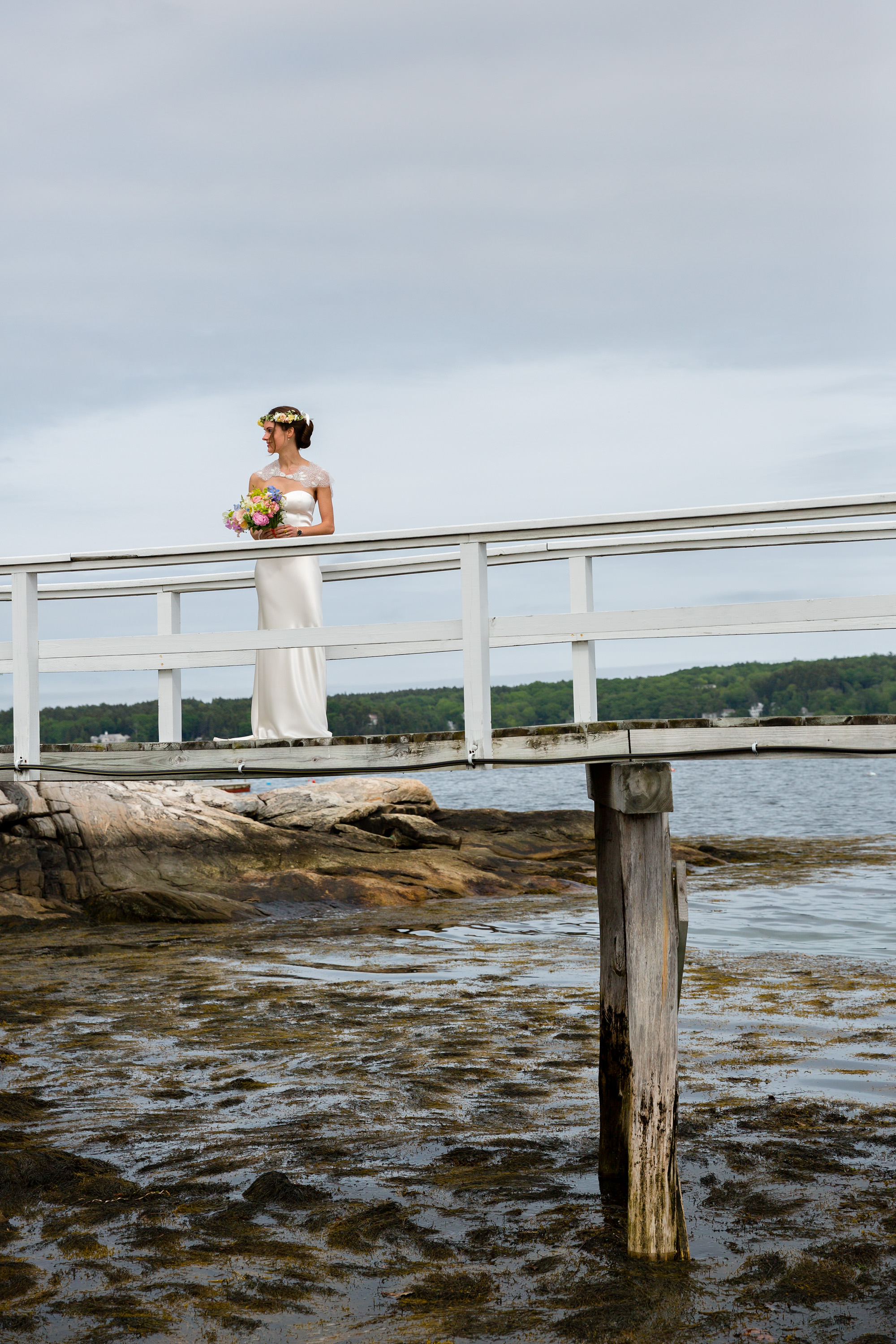 Wedding reception photos at Linekin Bay Resort, Boothbay Harbor