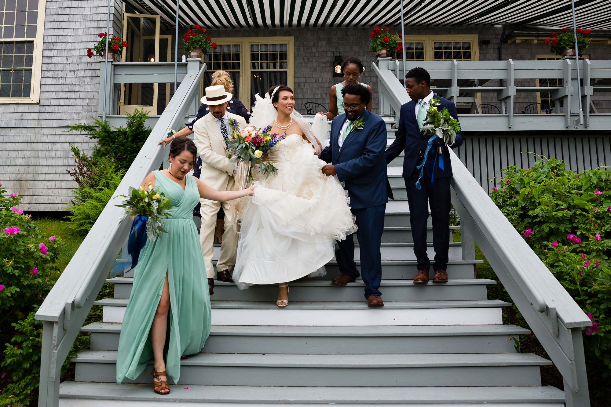 Tamarinda and Miguel's Pot & Kettle Club Wedding, Bar Harbor • Maine