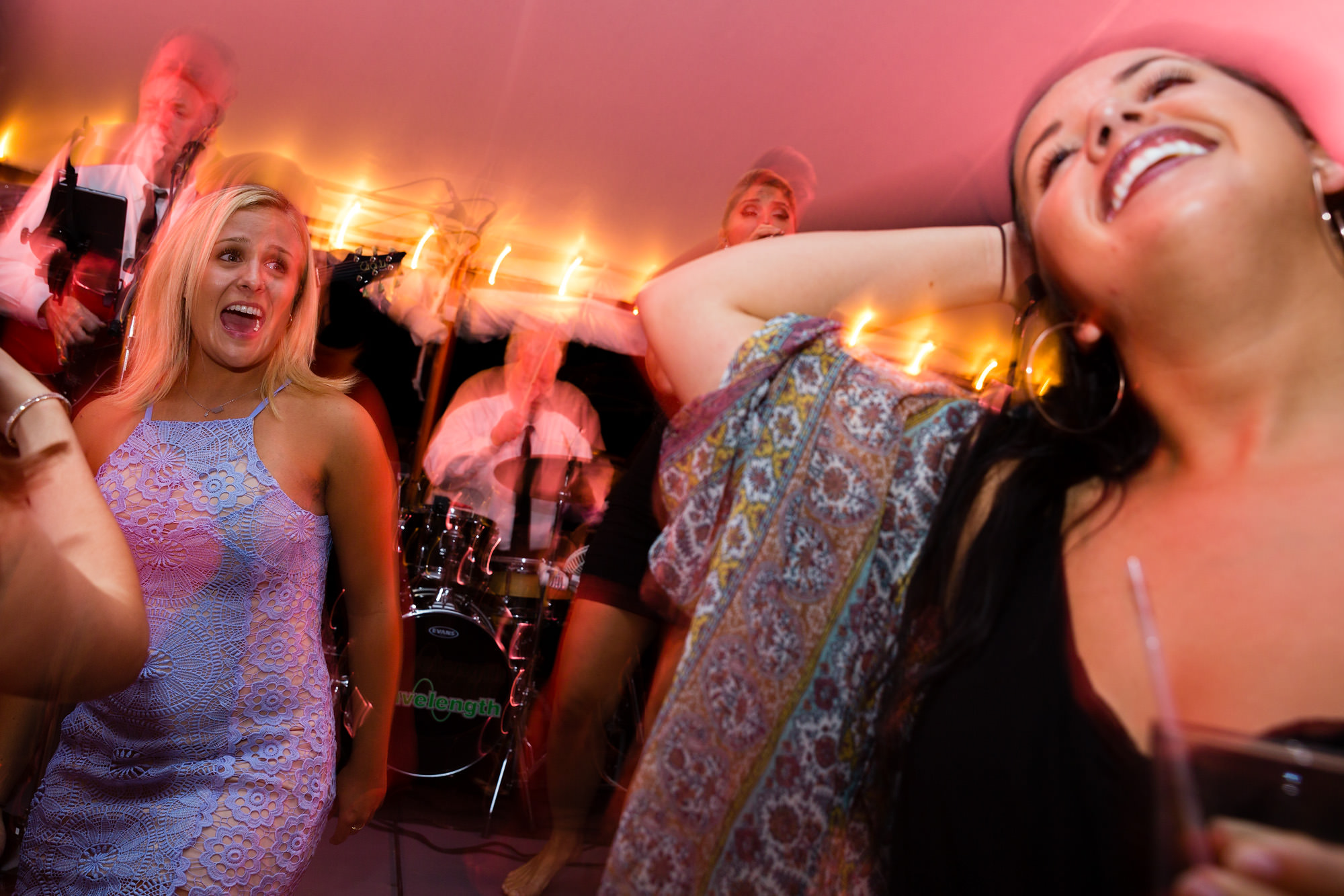 Wavelength kept the wedding floor packed and energetic at this New Hampshire wedding