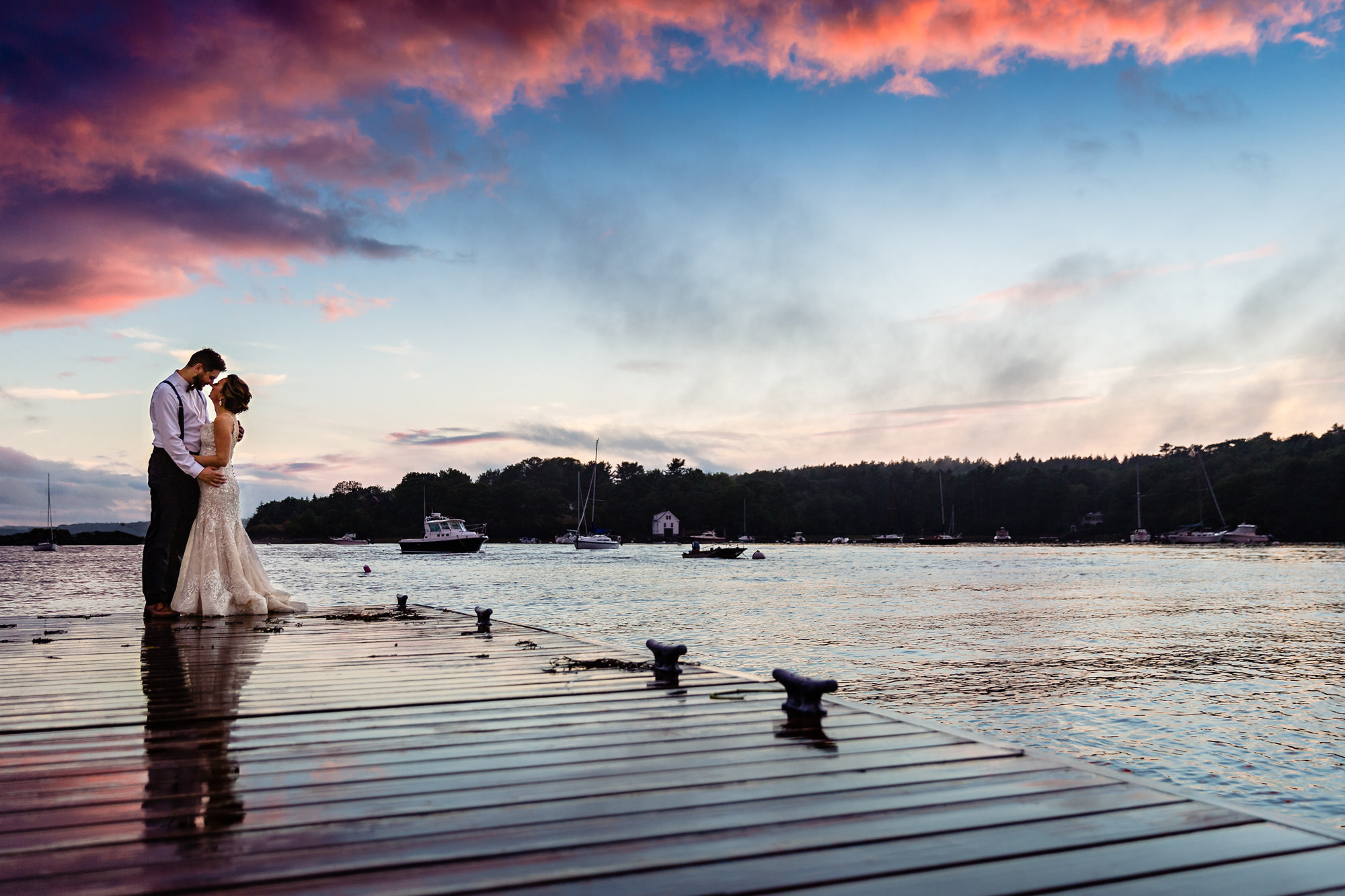 A The Contented Soul wedding in New Harbor, Maine
