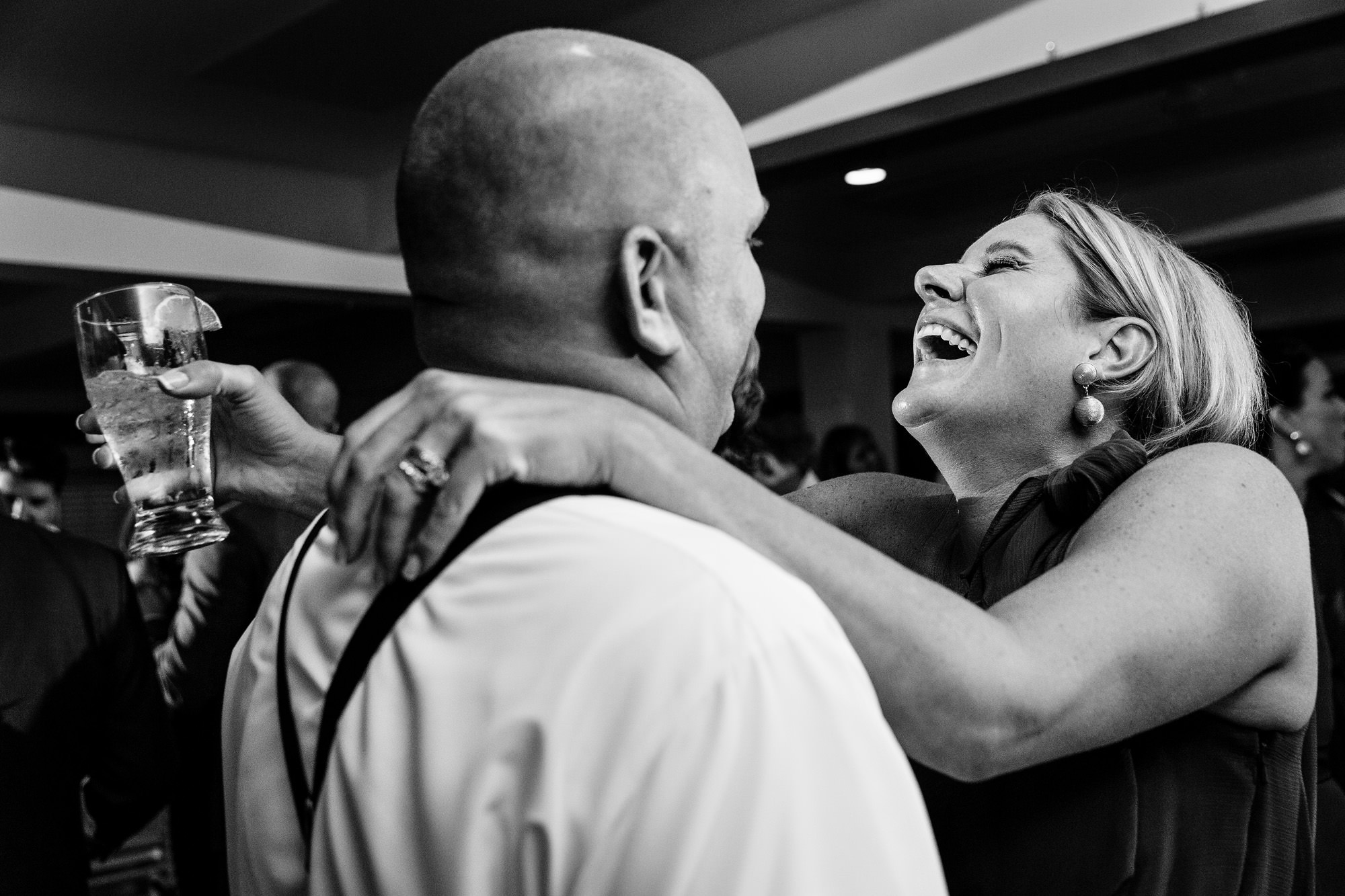 A fun dance floor at a Newagen wedding