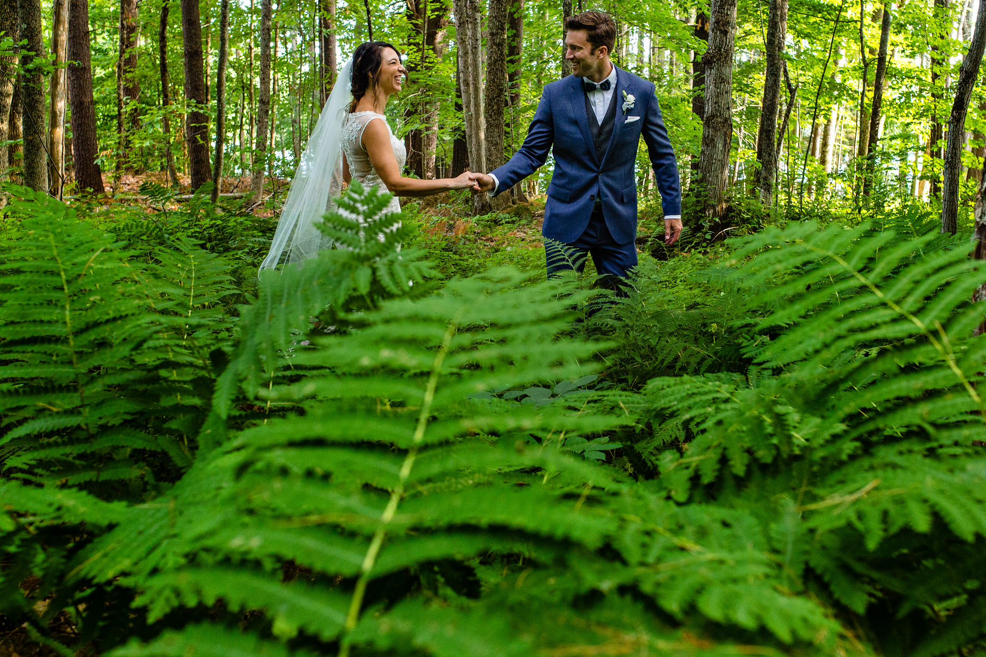 Lakeside Maine private residence wedding
