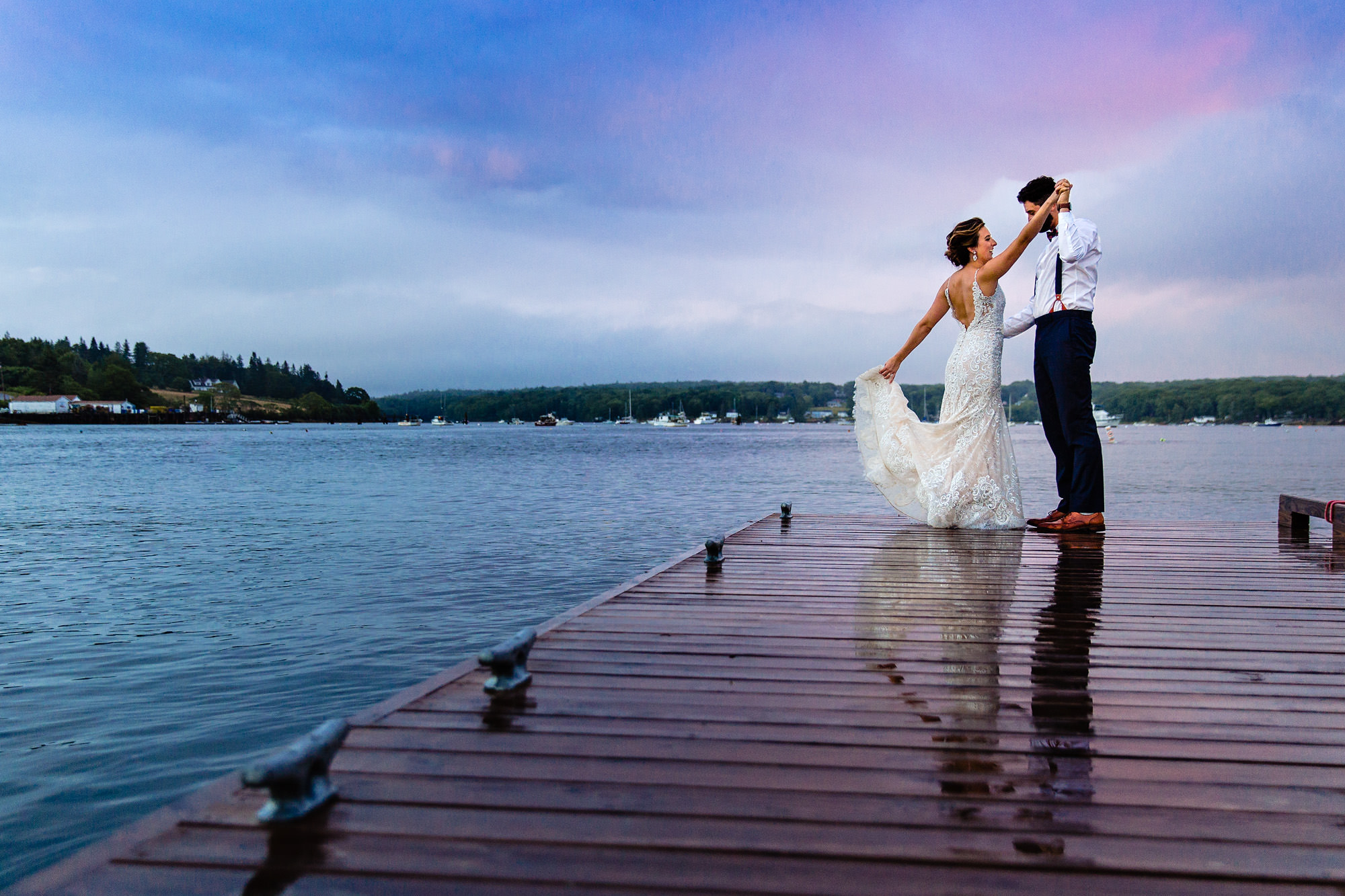Wedding at The Contented Sole in Maine