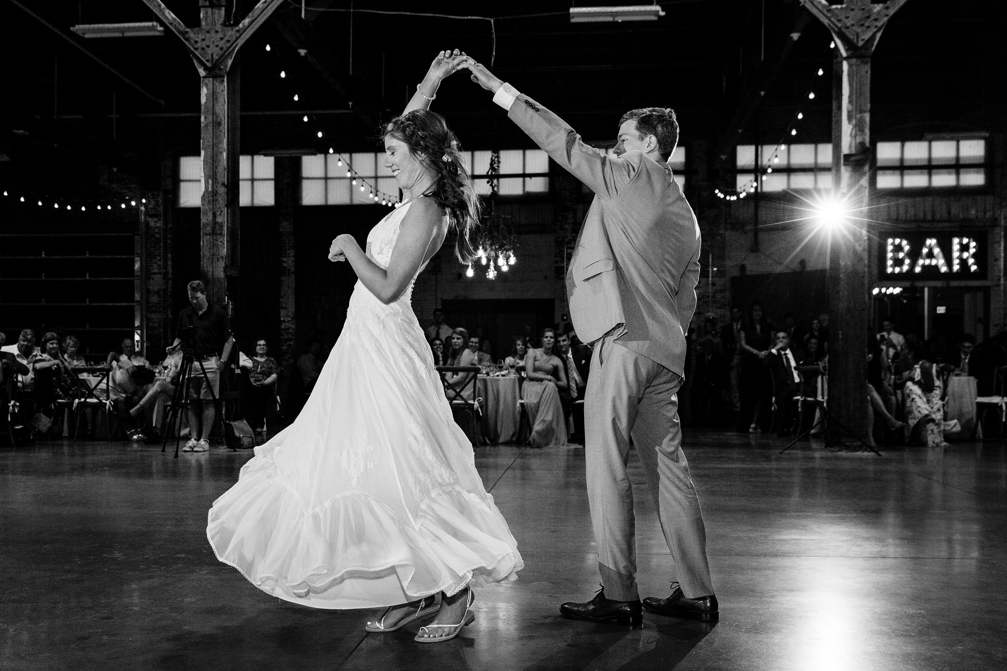 A first dance at Brick South in Portland, Maine