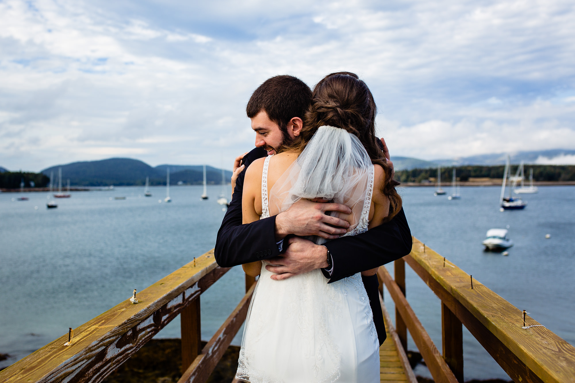 A first look at an elopement in Southwest Harbor on Mount Desert Island