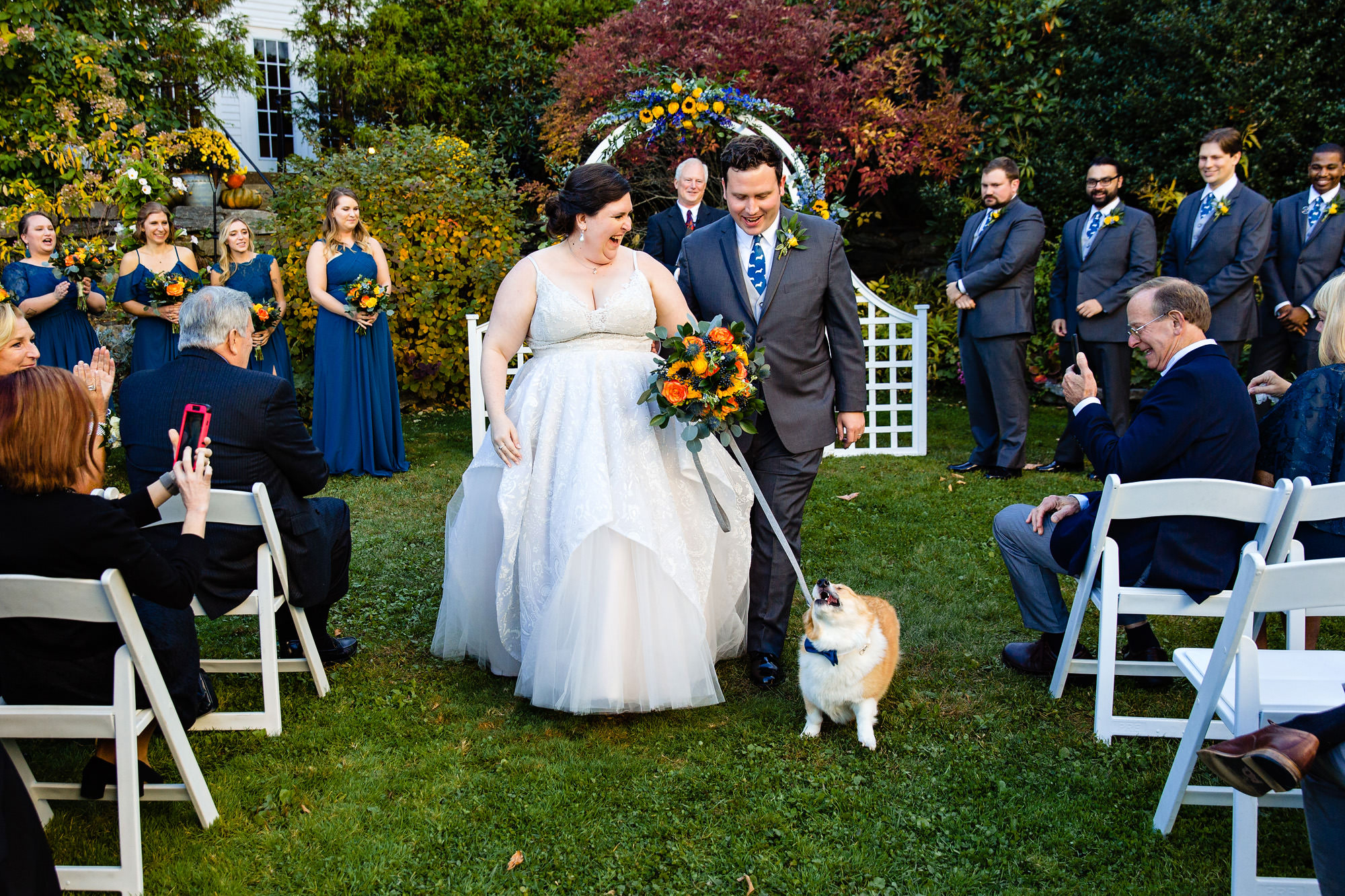A beautiful wedding ceremony in Freeport Maine