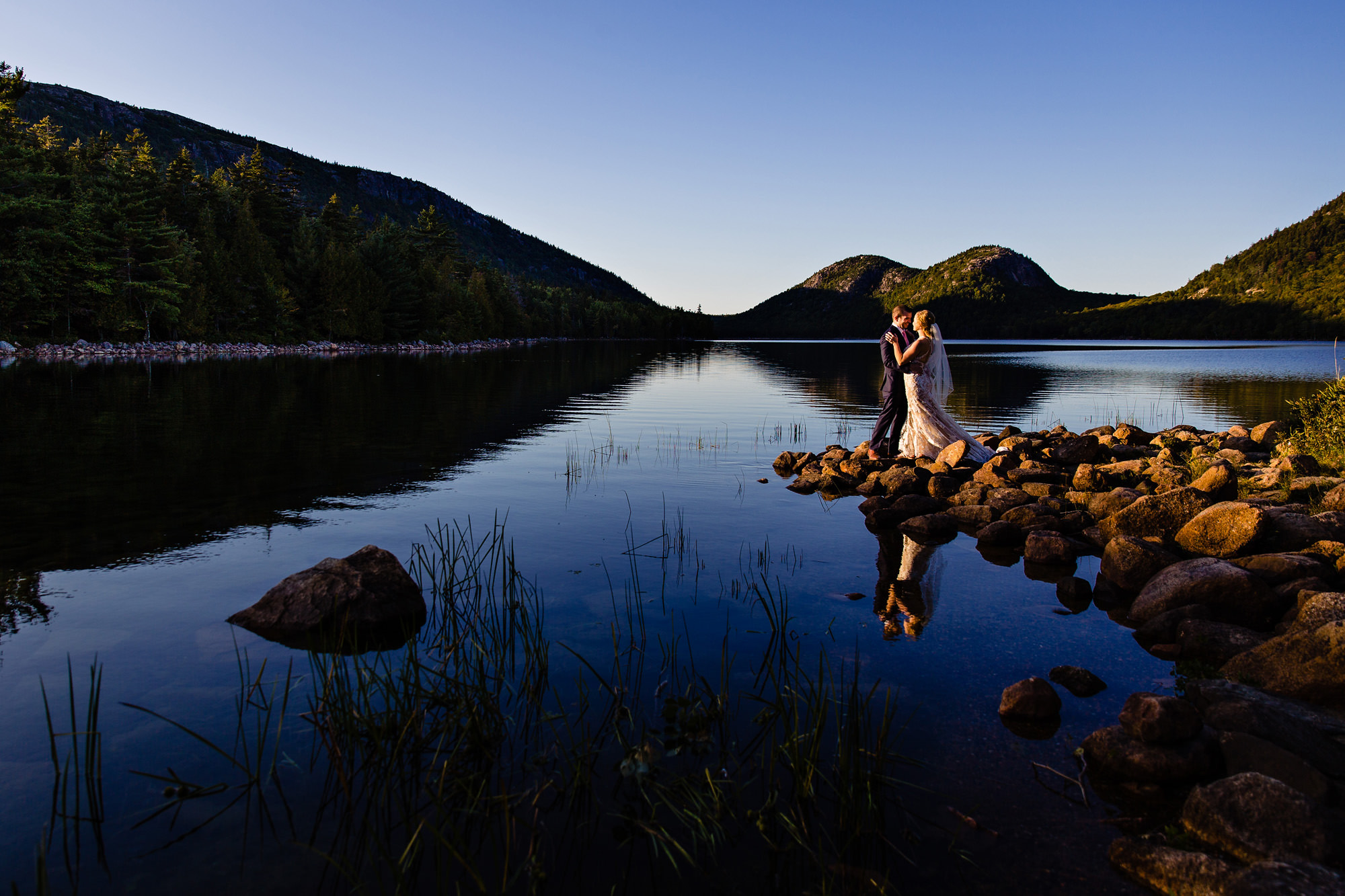Acadia National Park wedding portraits