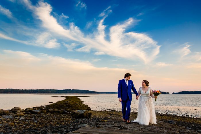 Meagan & Chris' Backyard Brunswick Maine Elopement • Kate Crabtree Photography | Maine Wedding ...