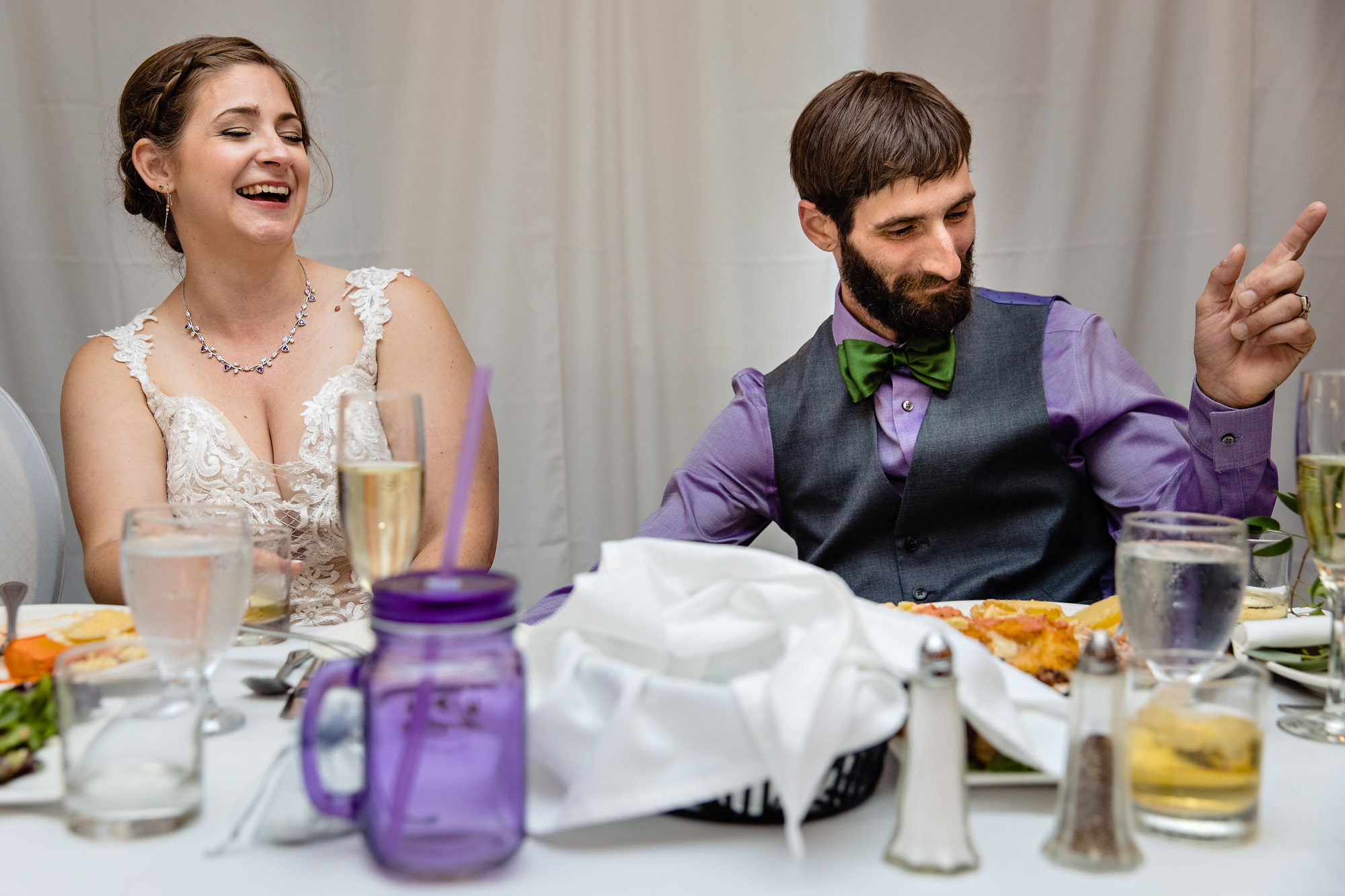 An emotional and fun wedding reception at Atlantic Oceanside in Bar Harbor, Maine