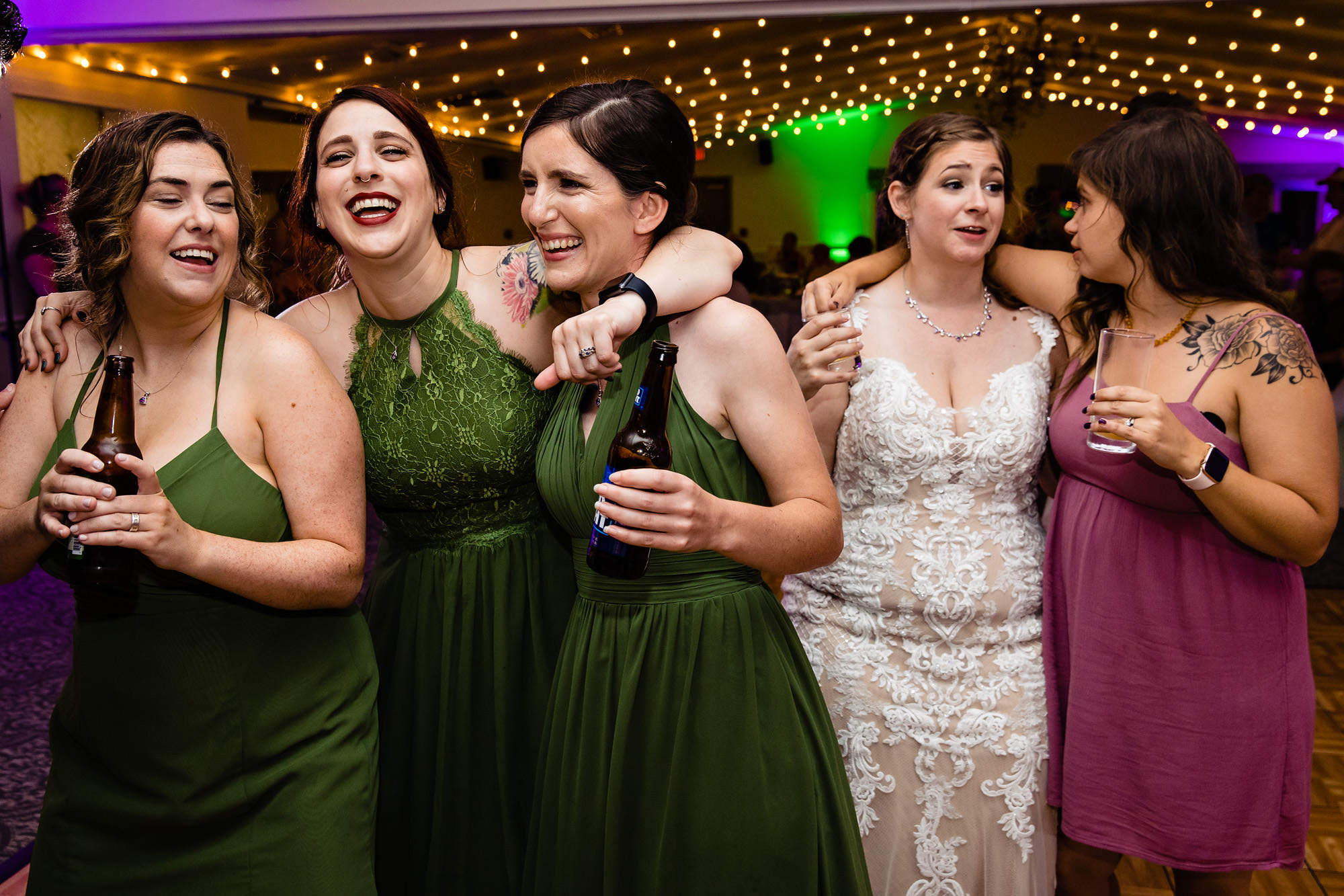 An emotional and fun wedding reception at Atlantic Oceanside in Bar Harbor, Maine
