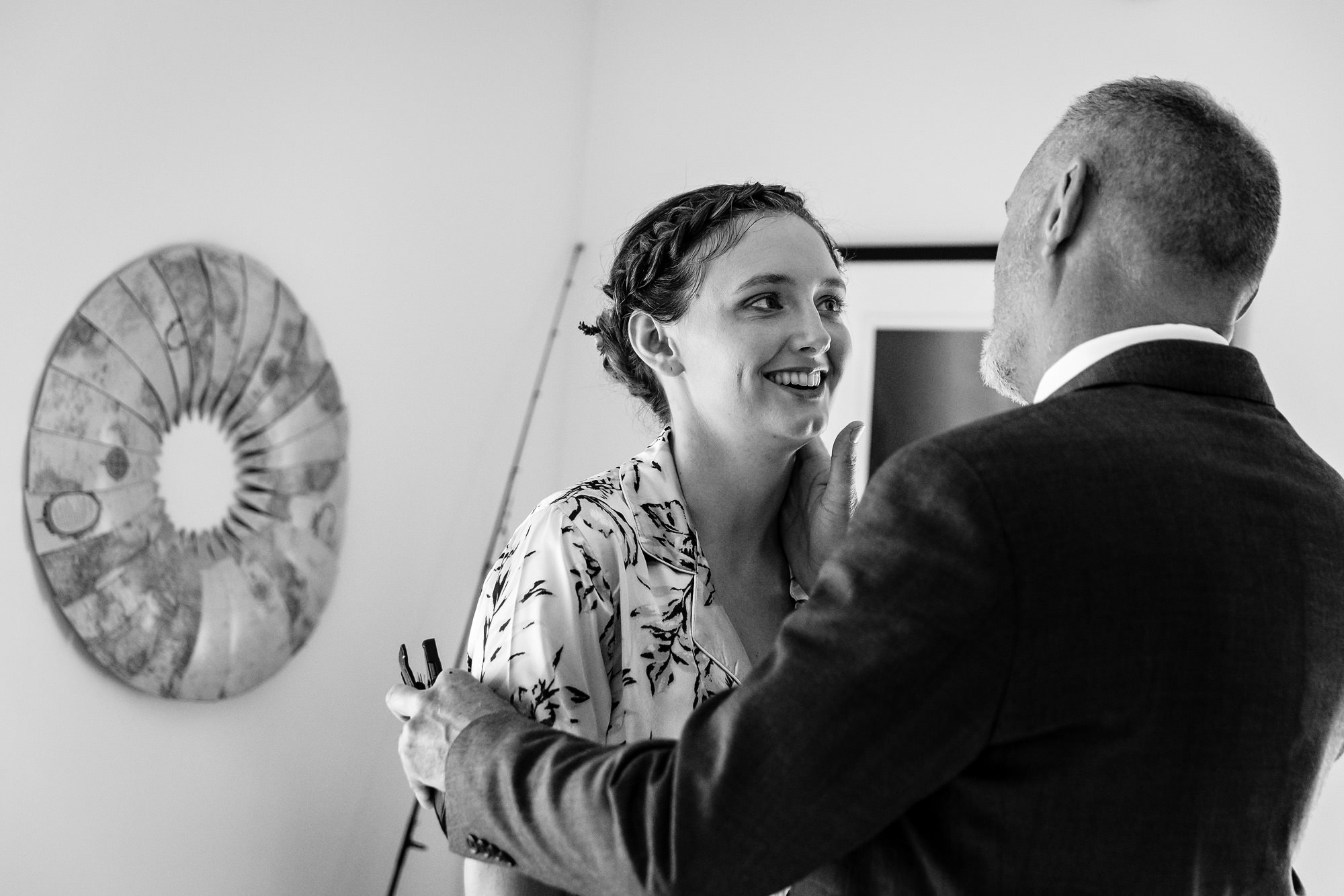 A bride gets ready for her Chebeague Island Inn wedding