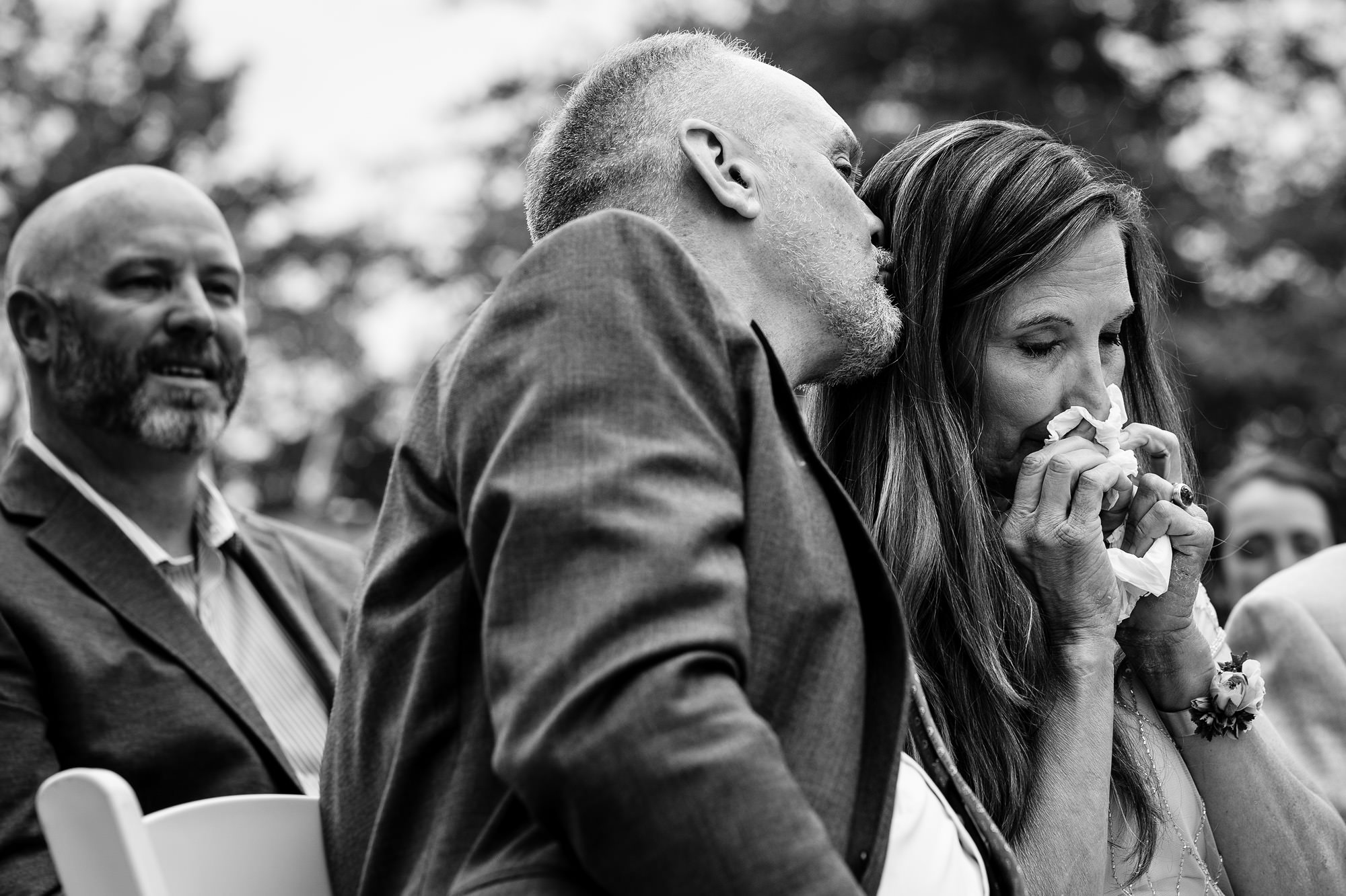 A Chebeague Island wedding ceremony at a family residence
