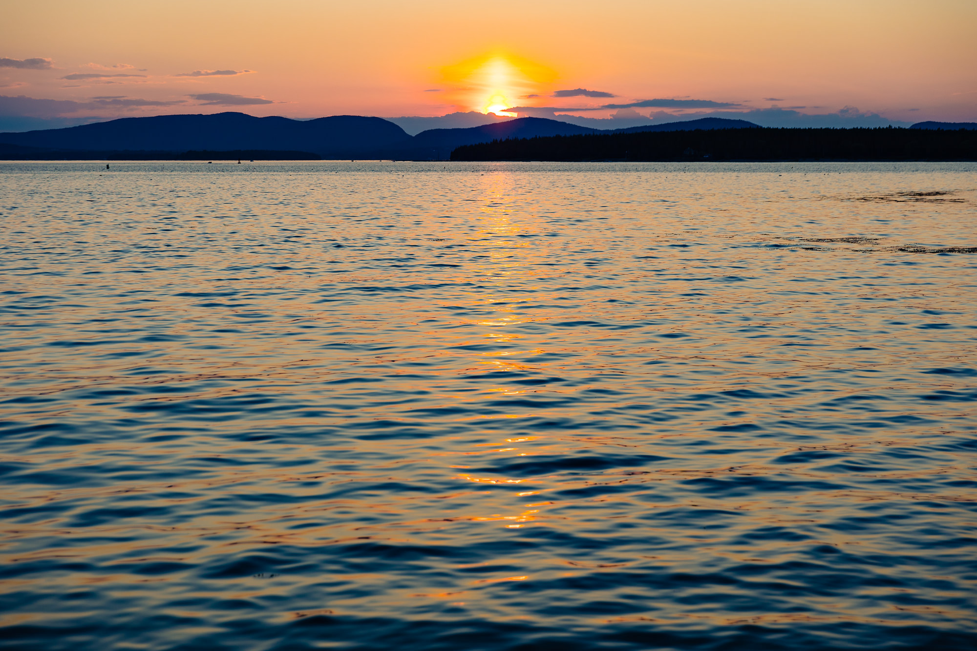 A beautiful sunset on Little Cranberry Island