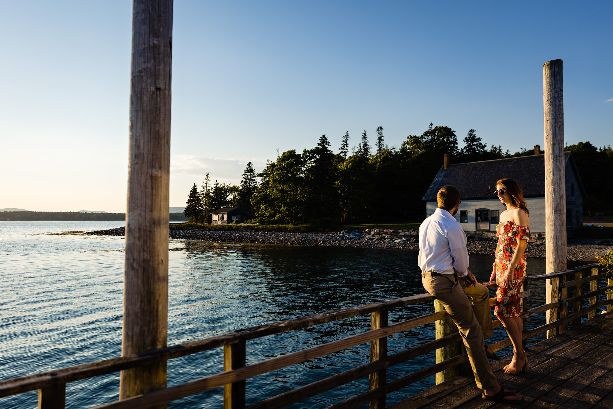 Wedding guests enjoyed themselves during the wedding reception at Islesford Dock Restaurant