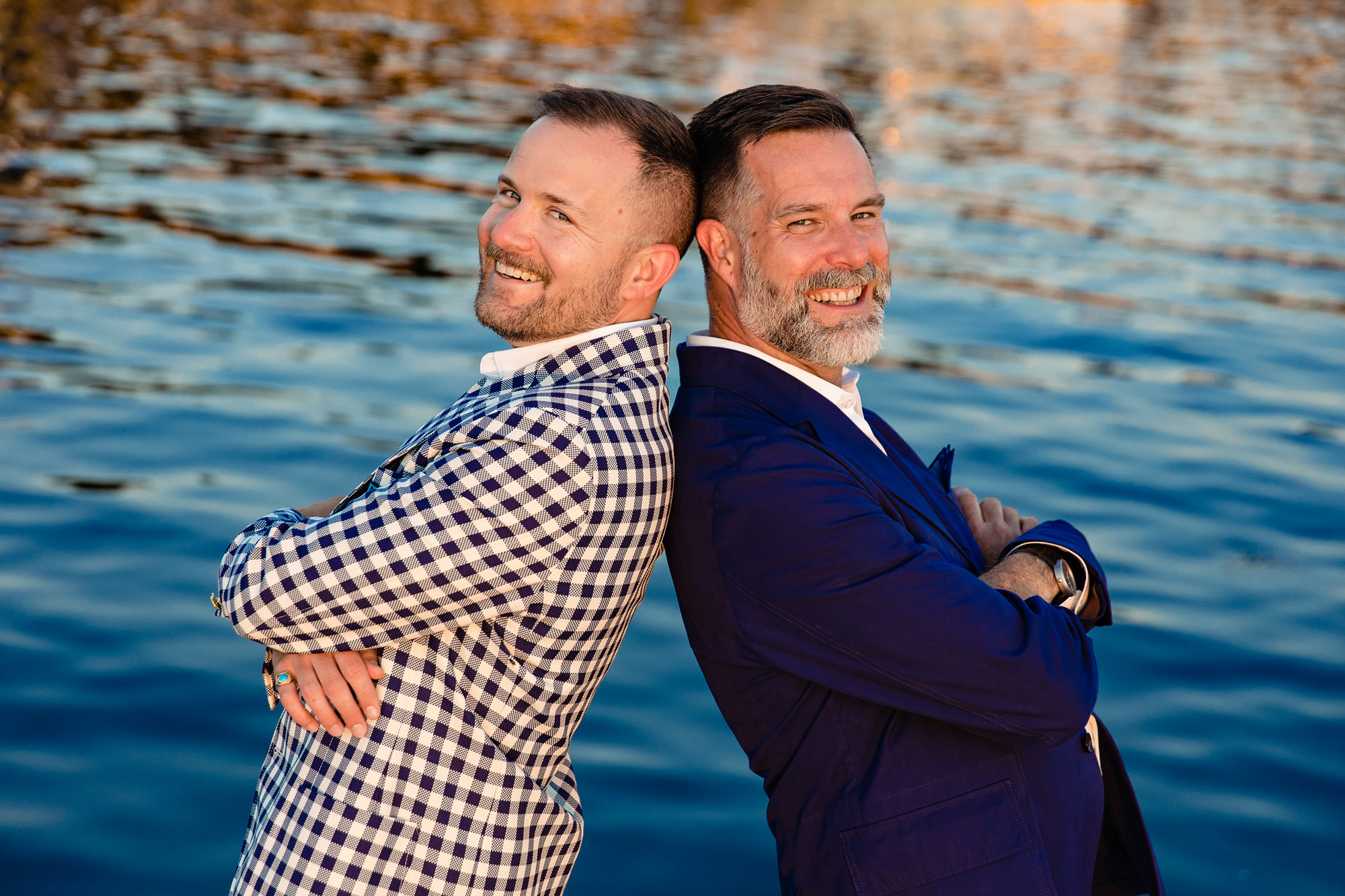 Wedding portraits taken at Islesford Dock Restaurant on Little Cranberry Island