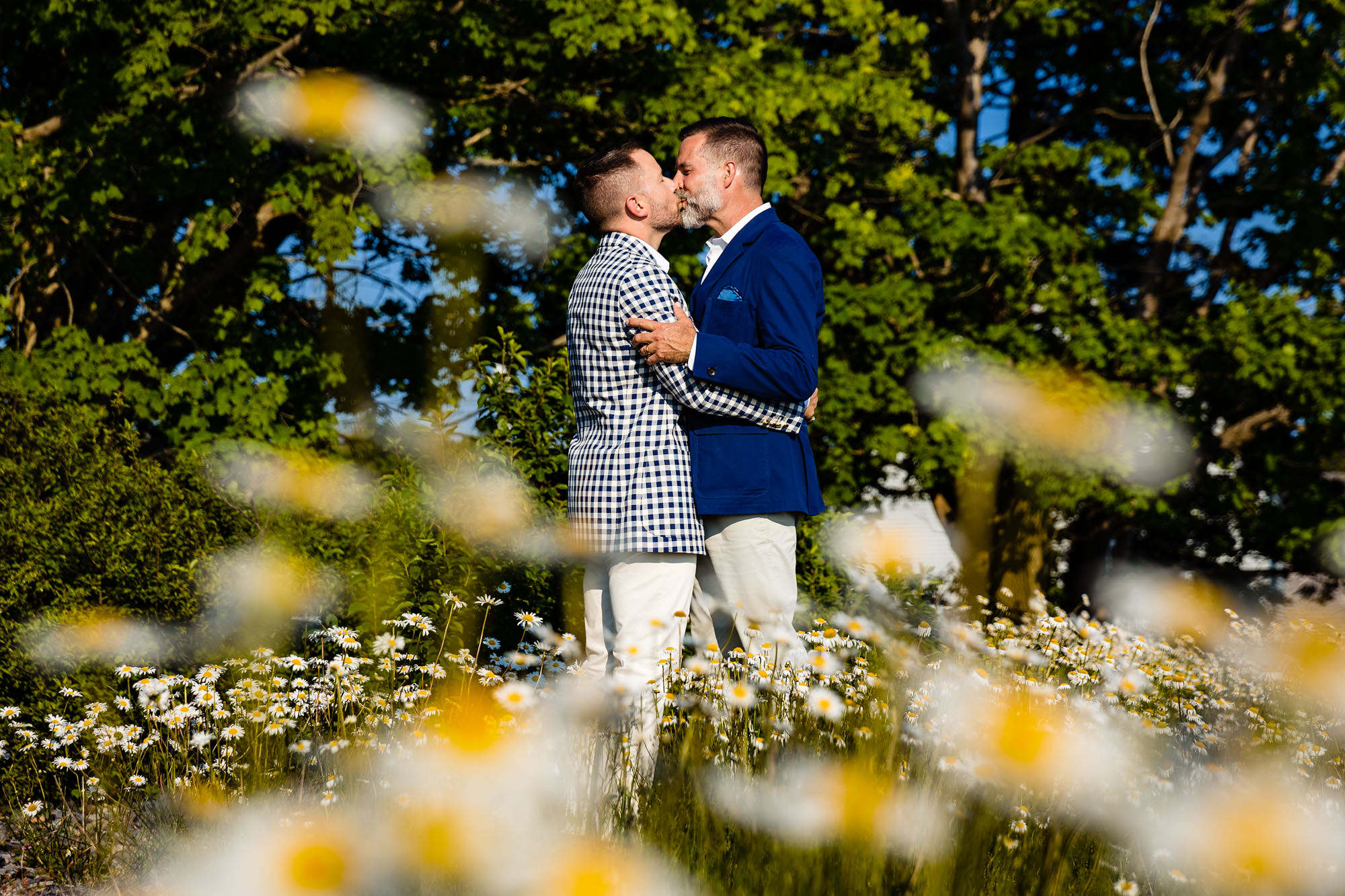 Wedding portraits taken at Islesford Dock Restaurant on Little Cranberry Island