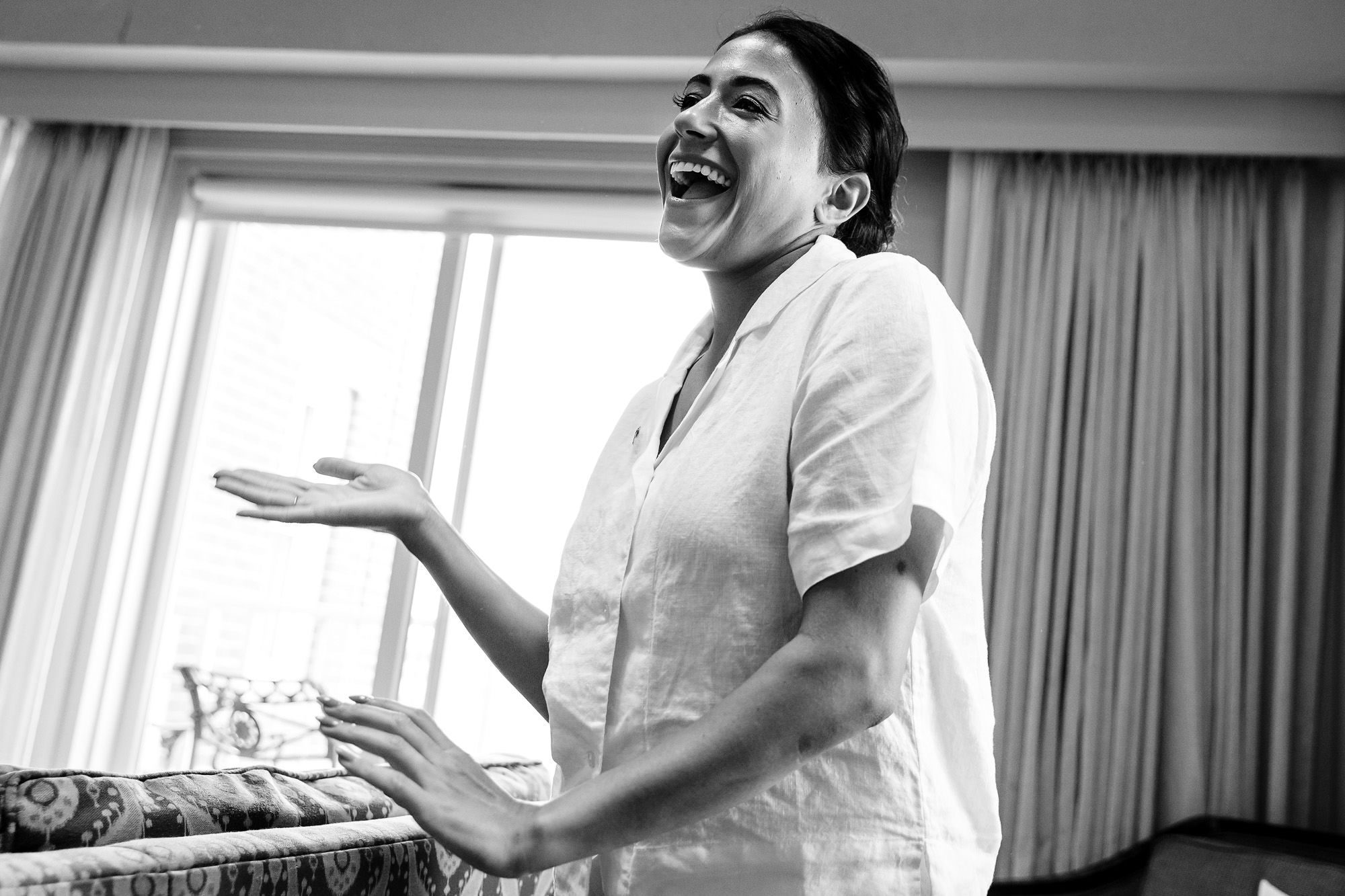 A bride prepares for her Portsmouth NH wedding