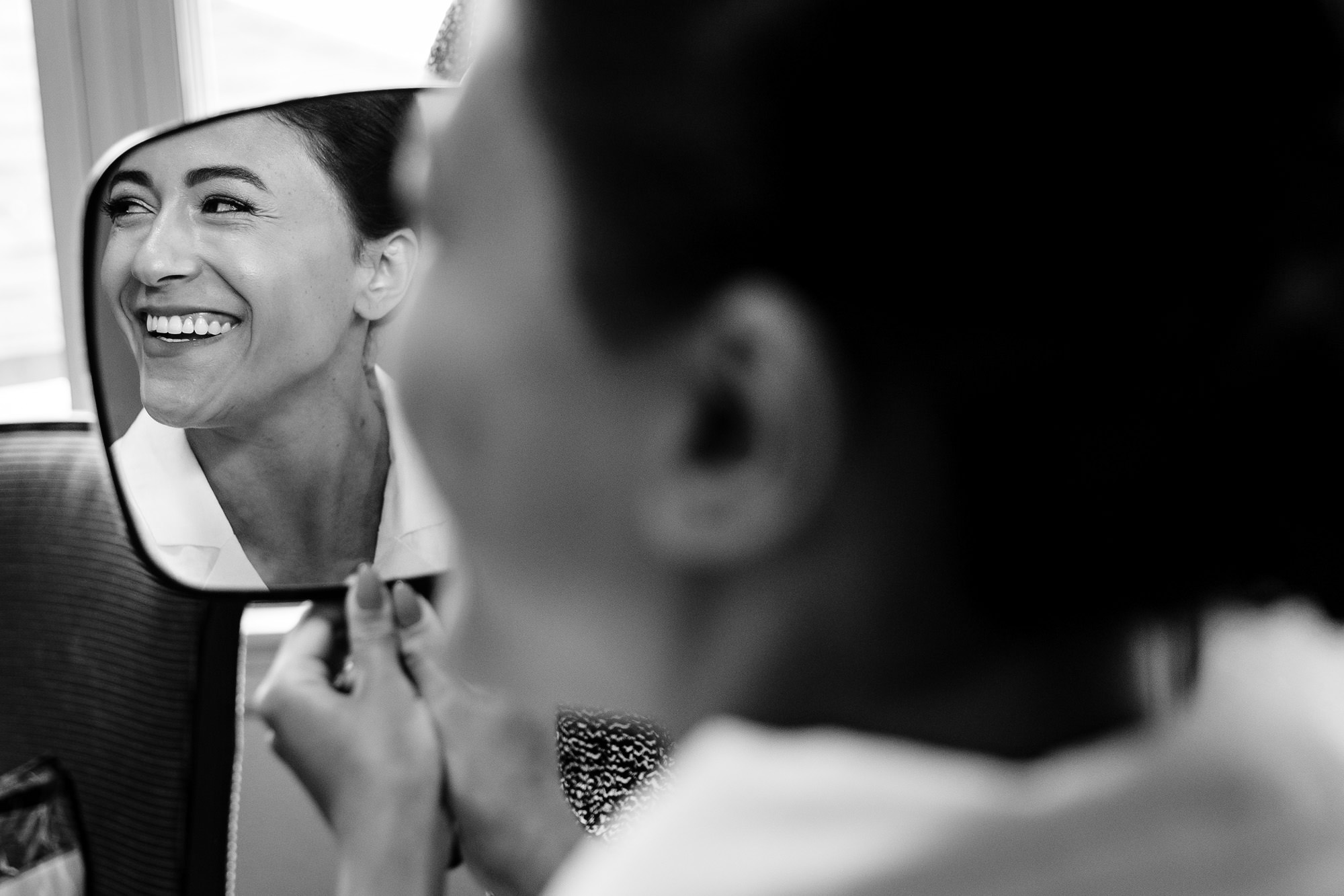 A bride prepares for her Portsmouth NH wedding