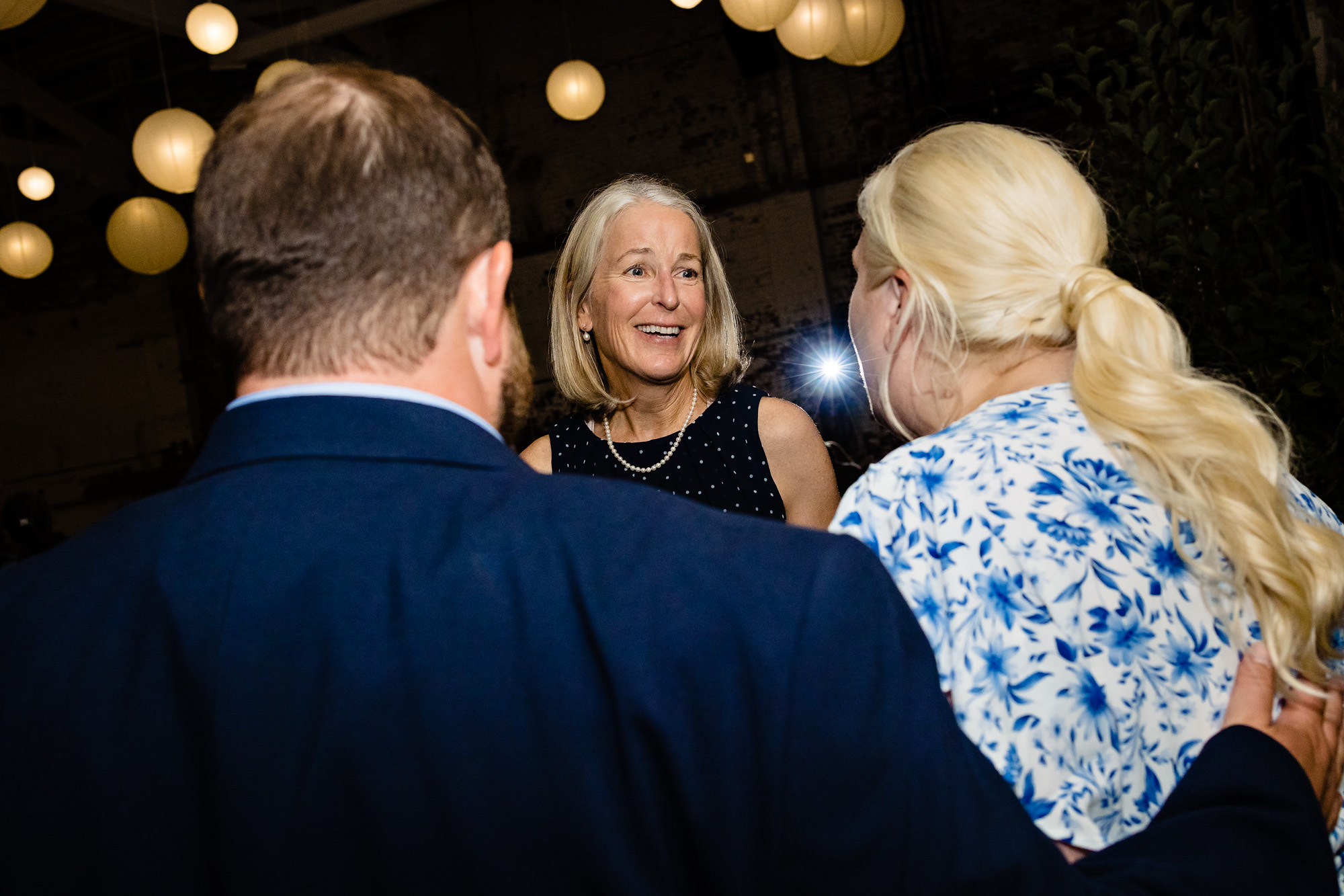 A wedding reception at Halo at the Point in Portland Maine