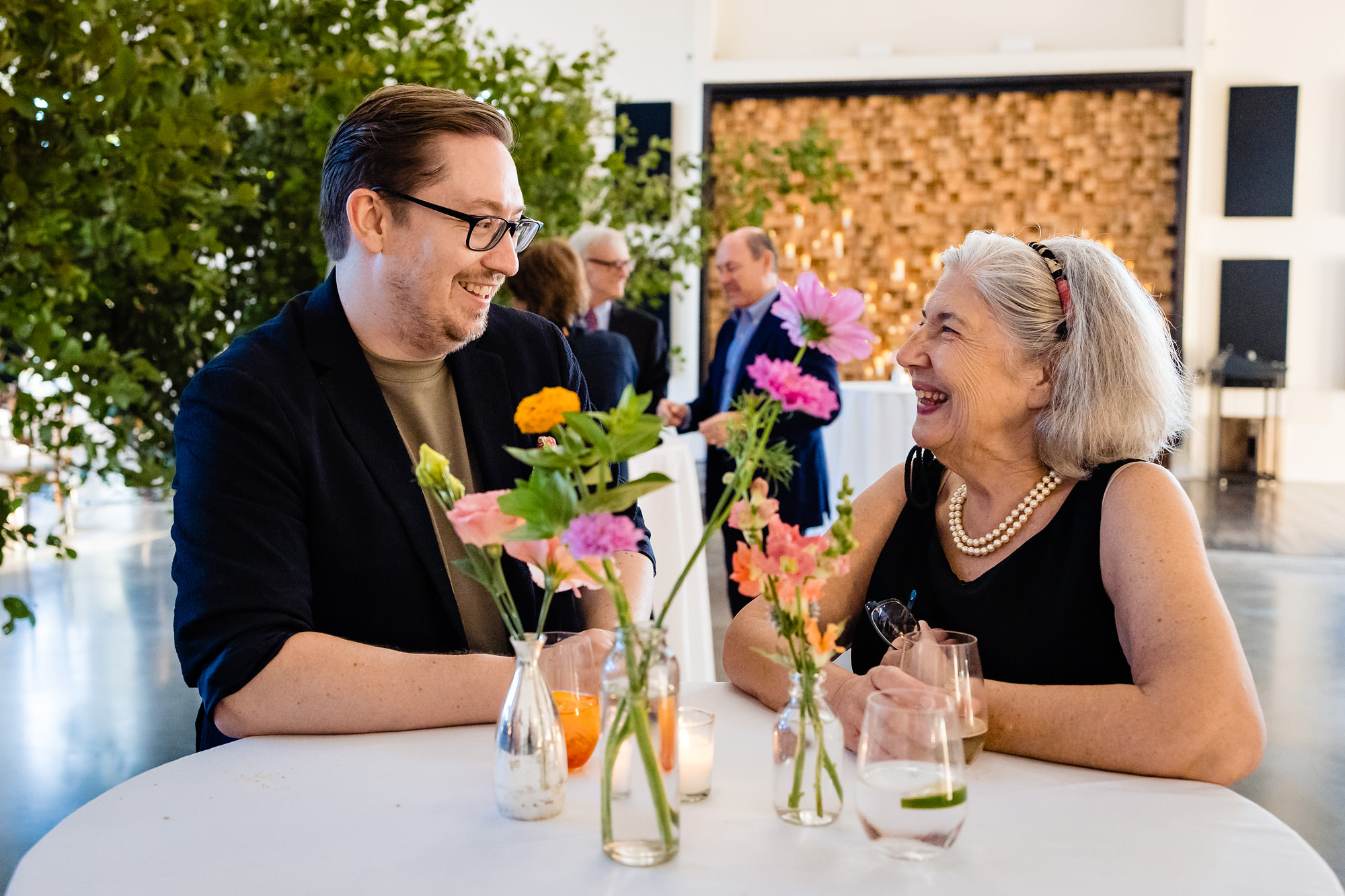 A wedding reception at Halo at the Point in Portland Maine