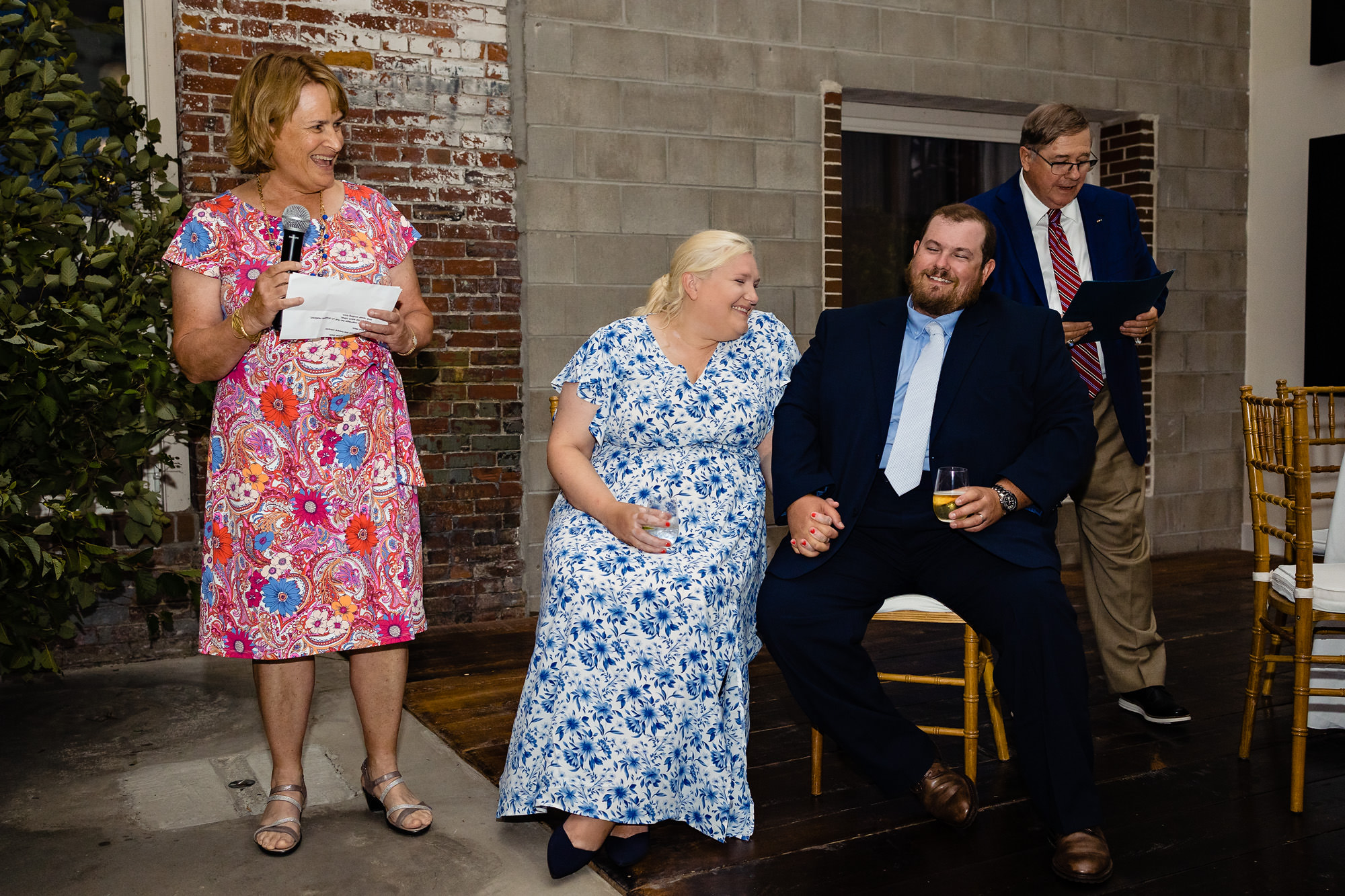 A wedding reception at Halo at the Point in Portland Maine