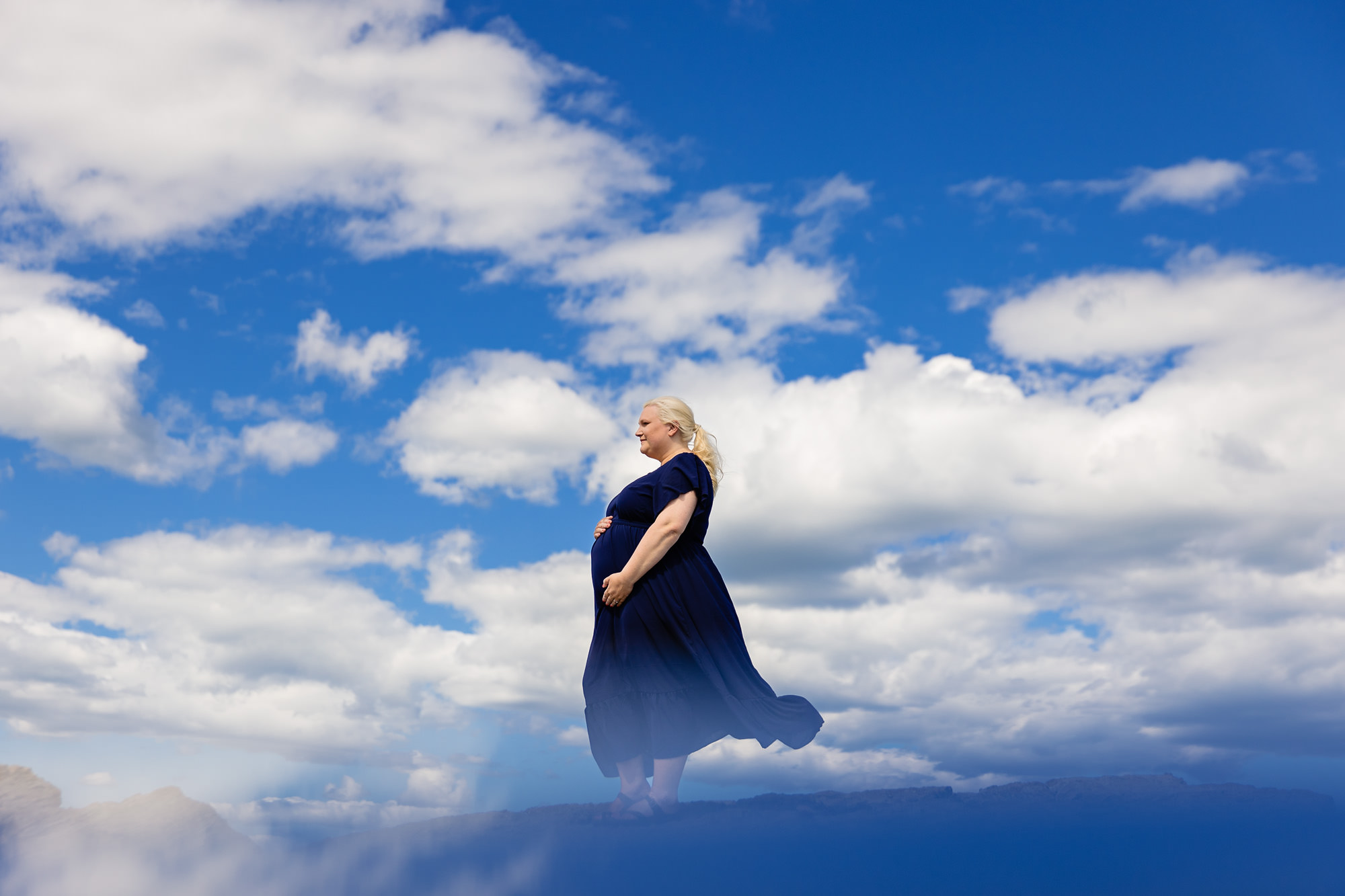 Portland Headlight maternity portraits