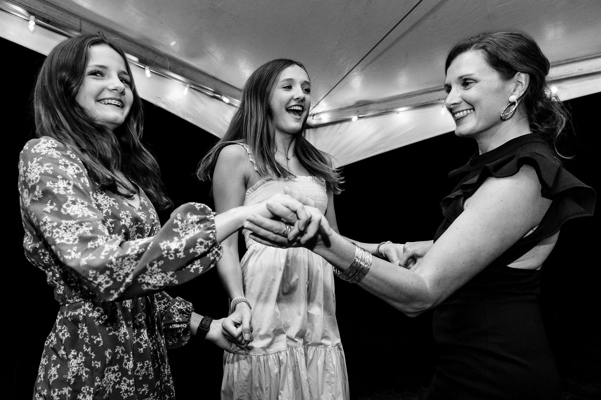 An energetic dance floor at a Grey Havens Inn Maine wedding