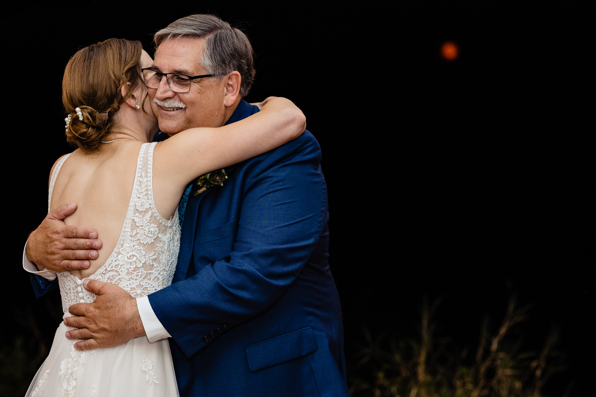 Parent dances at a Georgetown Maine wedding
