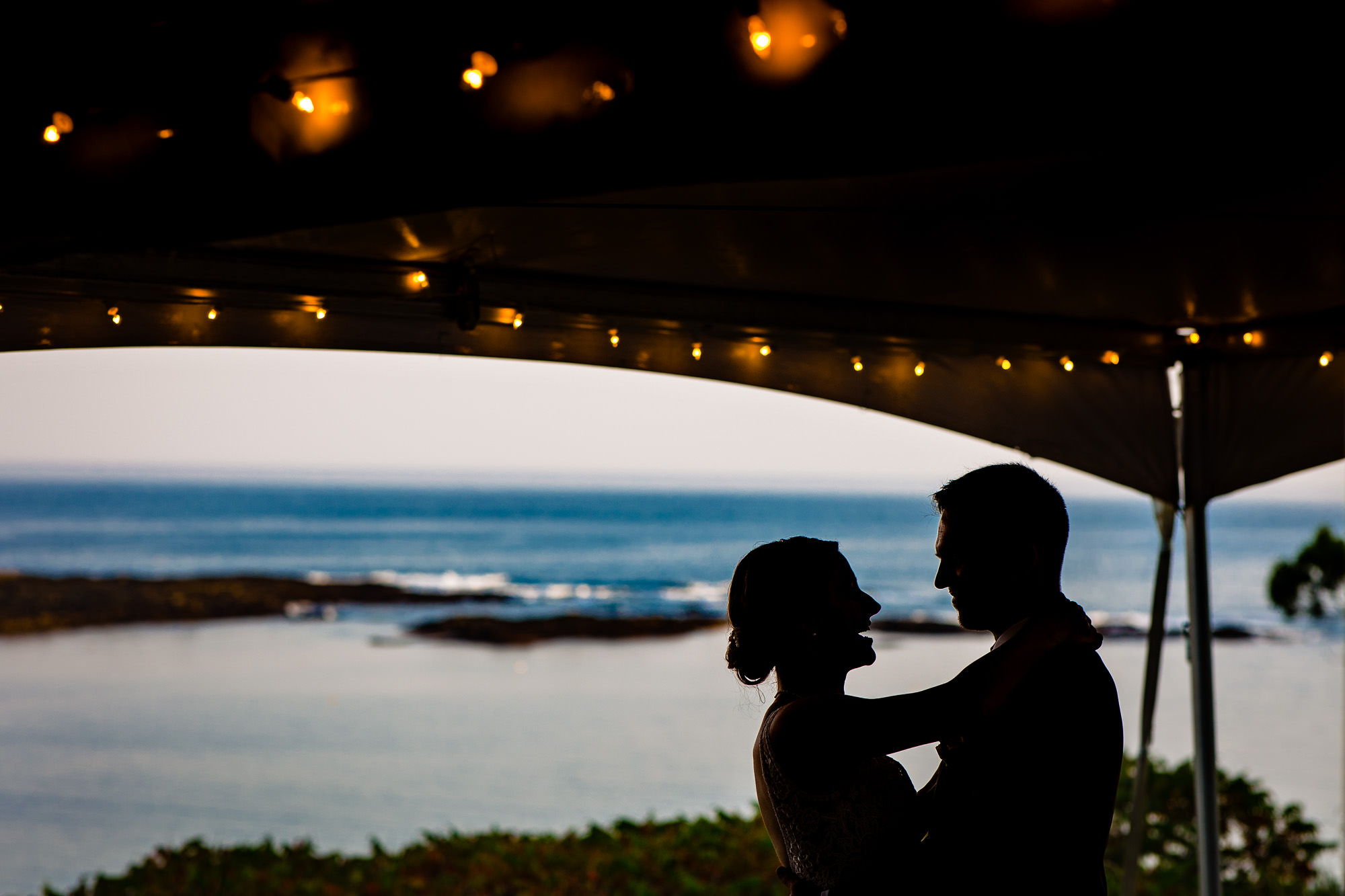 A first dance at a wedding reception at Grey Havens Inn
