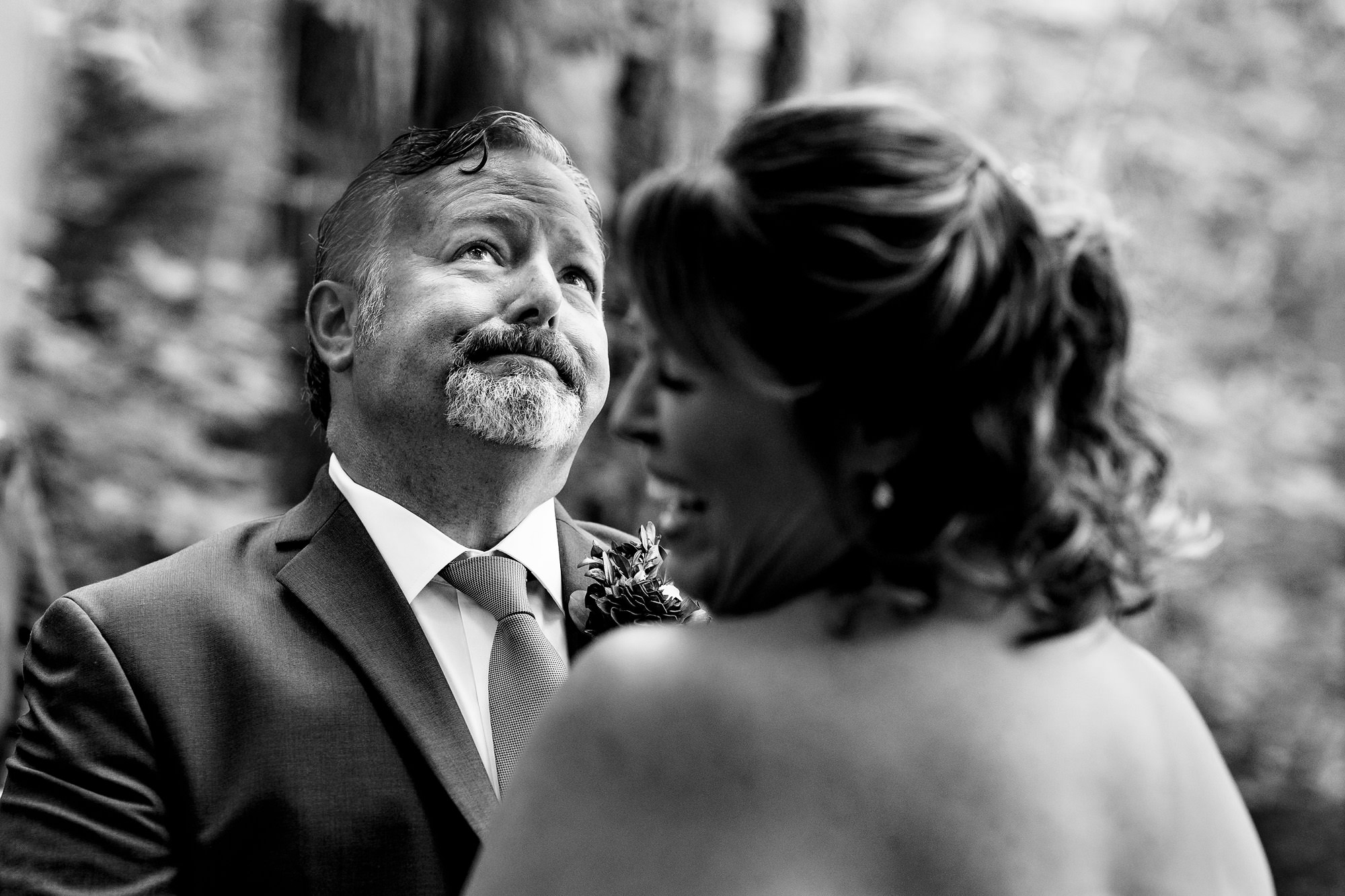 A wedding ceremony at a Newry Maine wedding