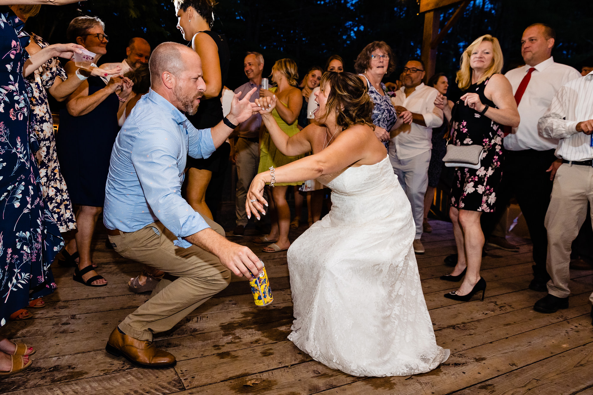A wild dance floor headed by Wavelength in western Maine