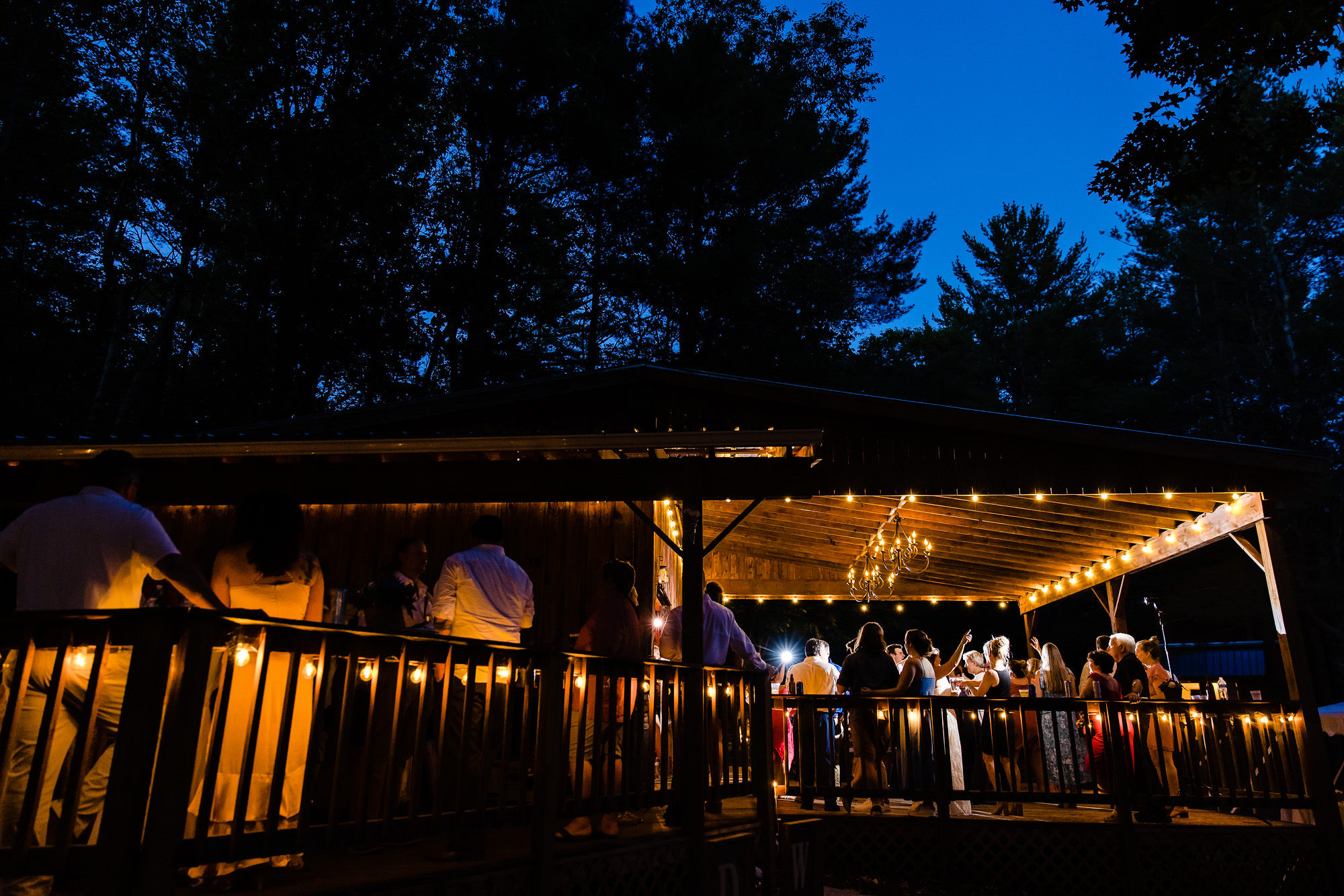 A wild dance floor headed by Wavelength in western Maine