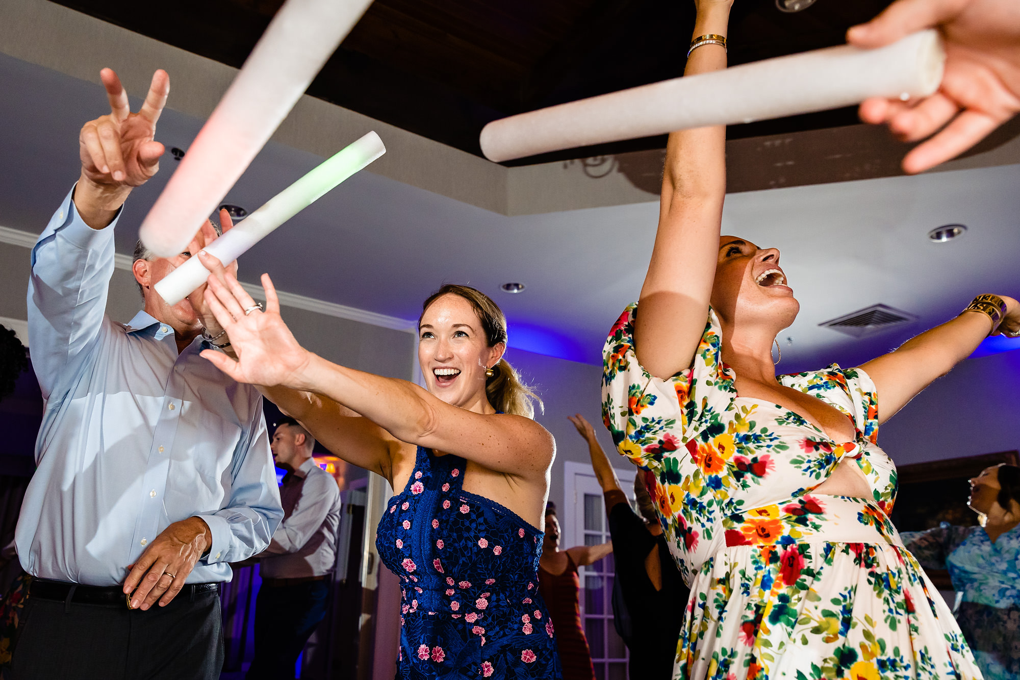 Dance floor at a wedding in Meredith NH